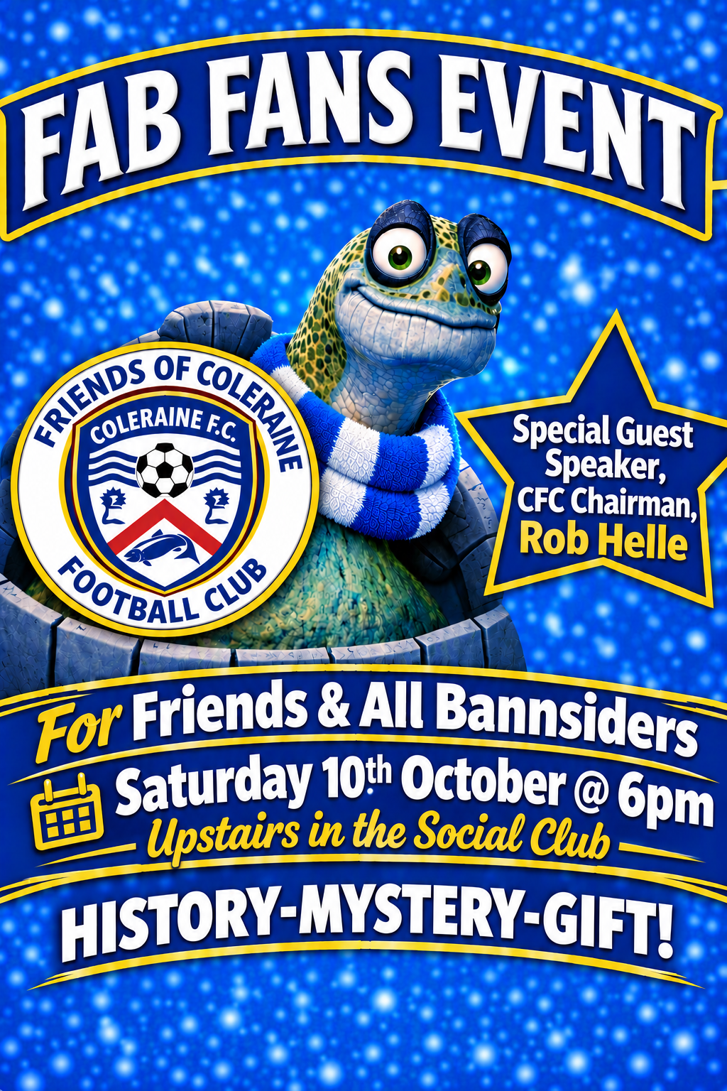 FAB FANS EVENT @ 6PM (CAPACITY 200)