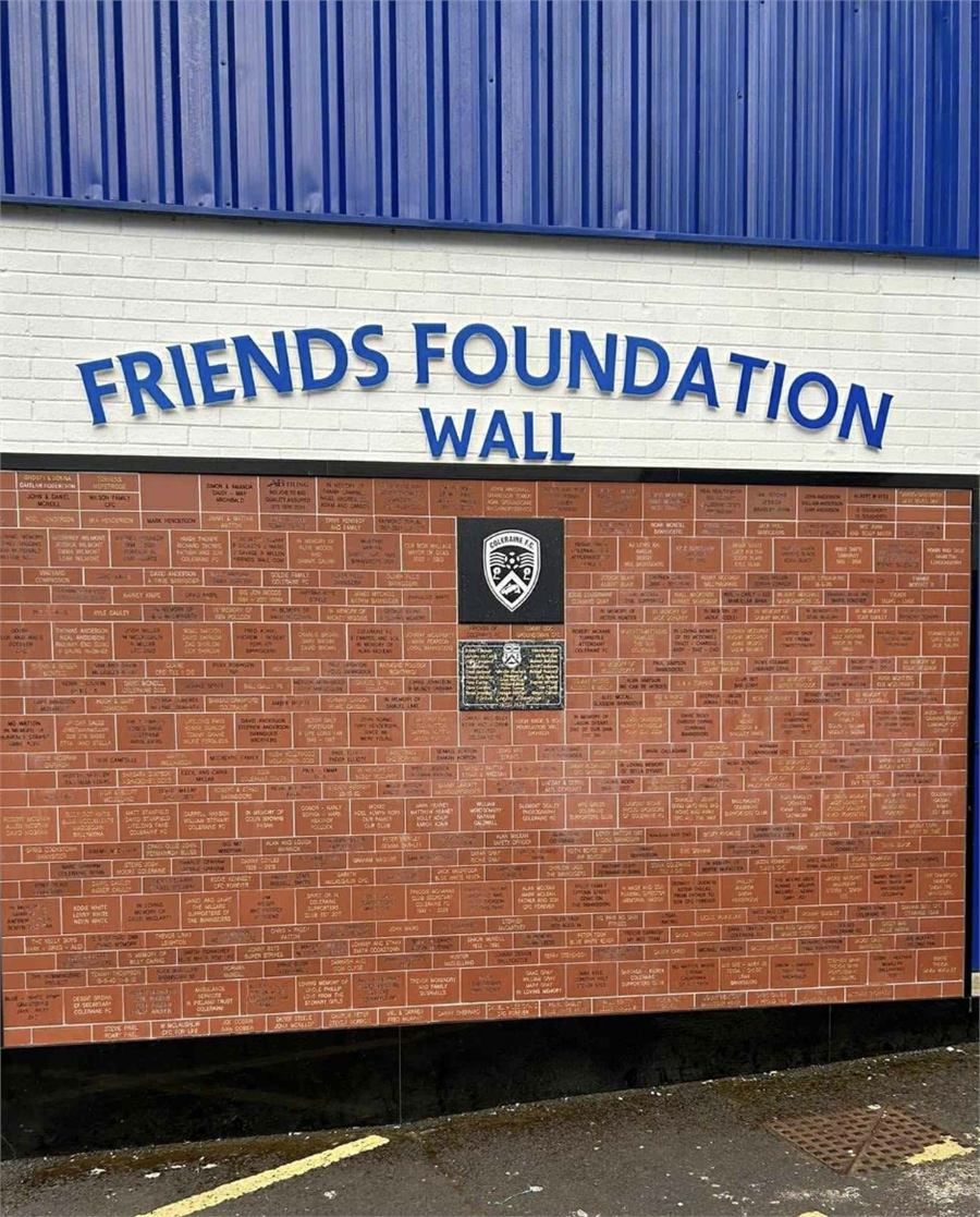 The Friends Foundation Wall at The Showgrounds, Coleraine